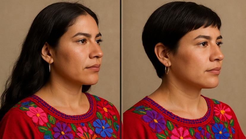 como cortar el cabello corto en capas yo misma