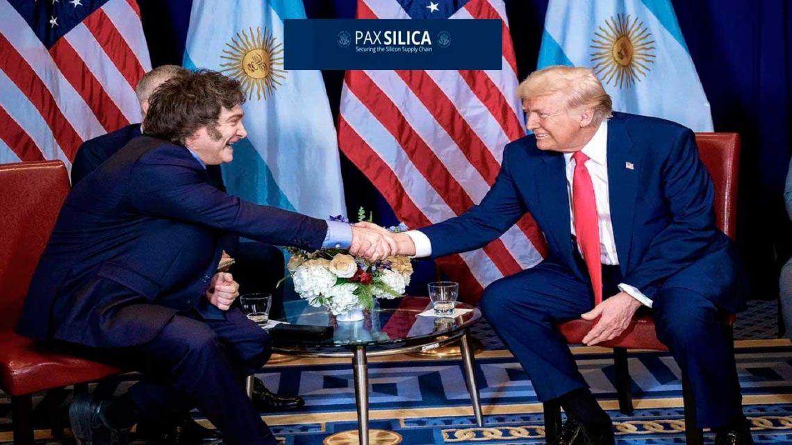 Pax Sílica: el pacto de Milei y Trump que alarma al Congreso