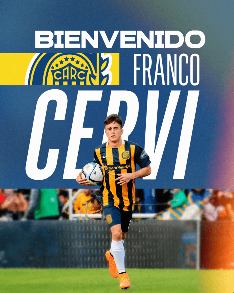 Franco Cervi vuelve a Rosario Central: el regreso de un histórico