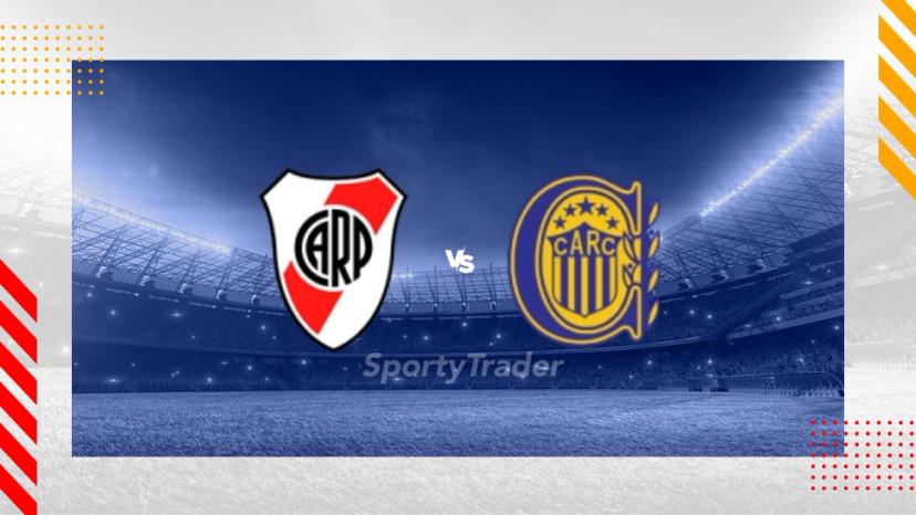 alineaciones de river plate contra rosario central