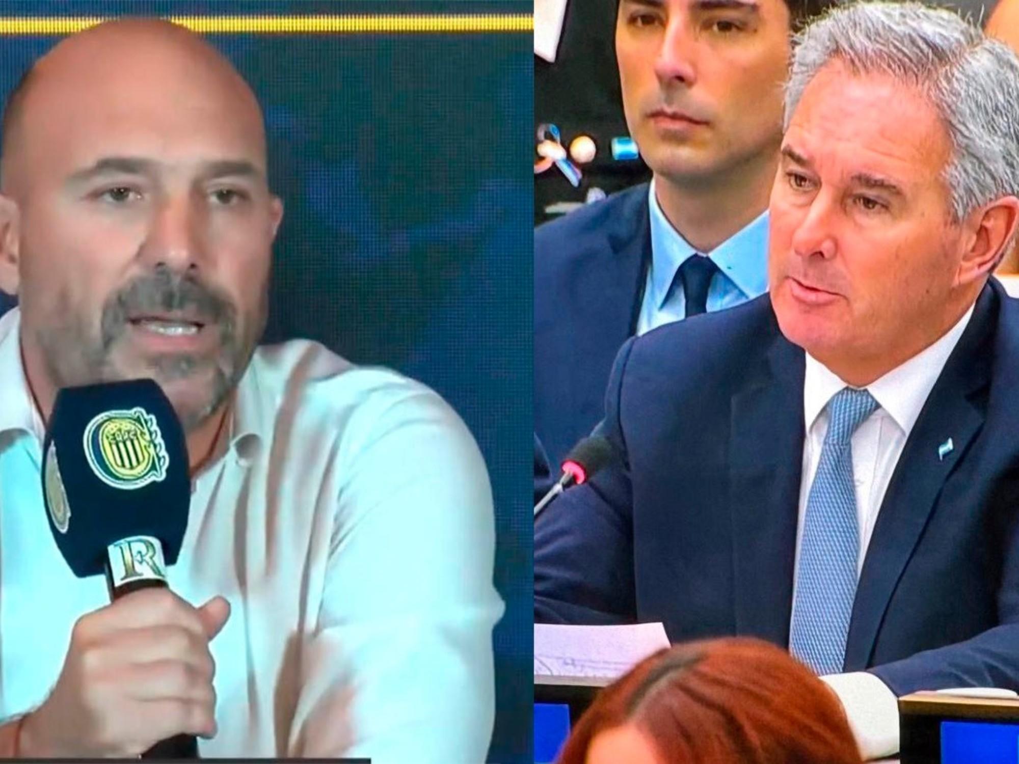 Rosario Central: íntima por carta documento al canciller Quirno tras sus críticas por Messi