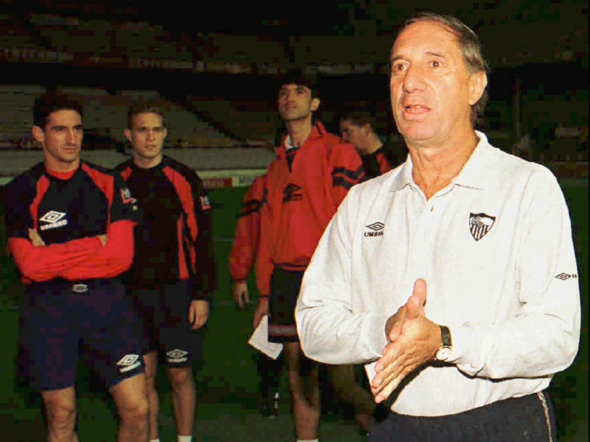Carlos Bilardo en Sevilla: filman un documental sobre su mítica etapa en España