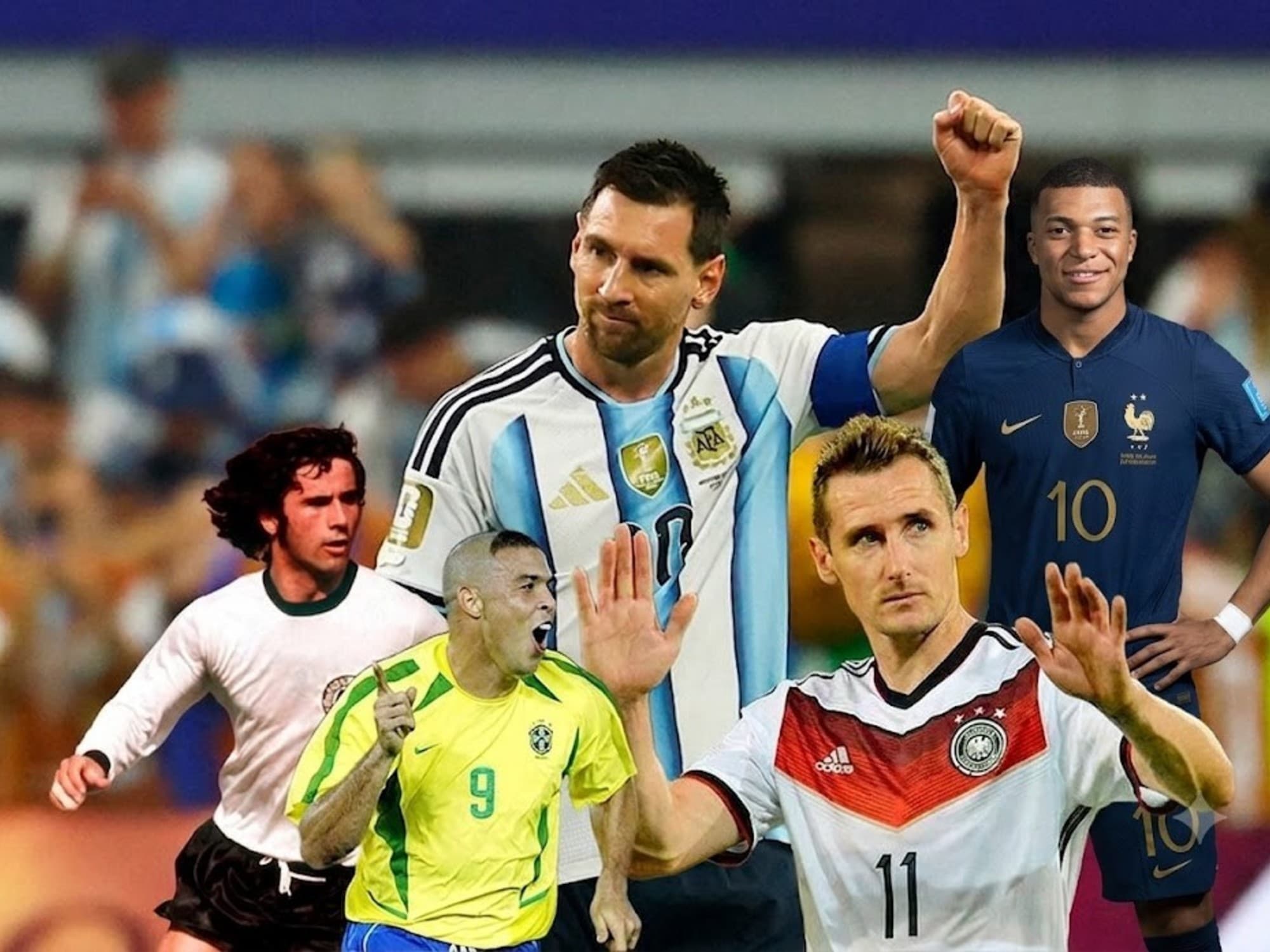 Messi, en el top 5 de goleadores históricos tras el Mundial