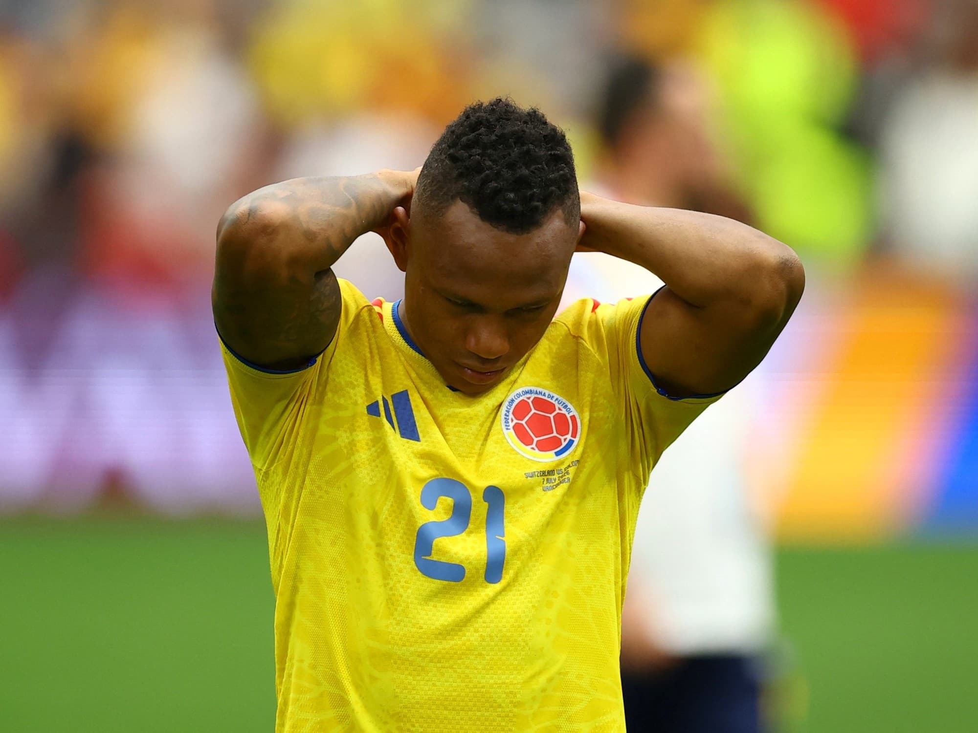 Jaminton Campaz rompió el silencio tras recibir amenazas por la eliminación de Colombia