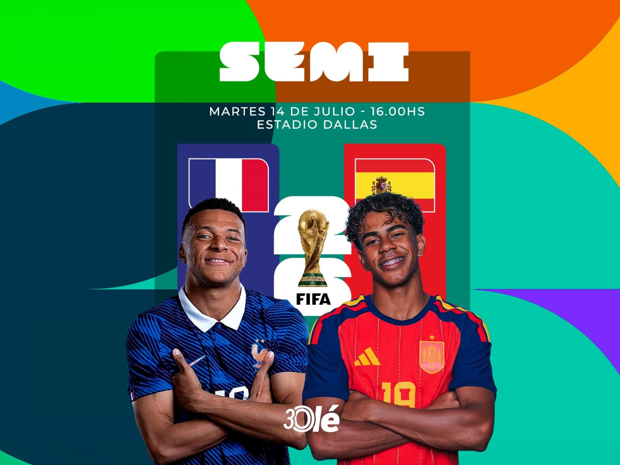 Francia y España se verán las caras en una semifinal de alto impacto para el Mundial 2026