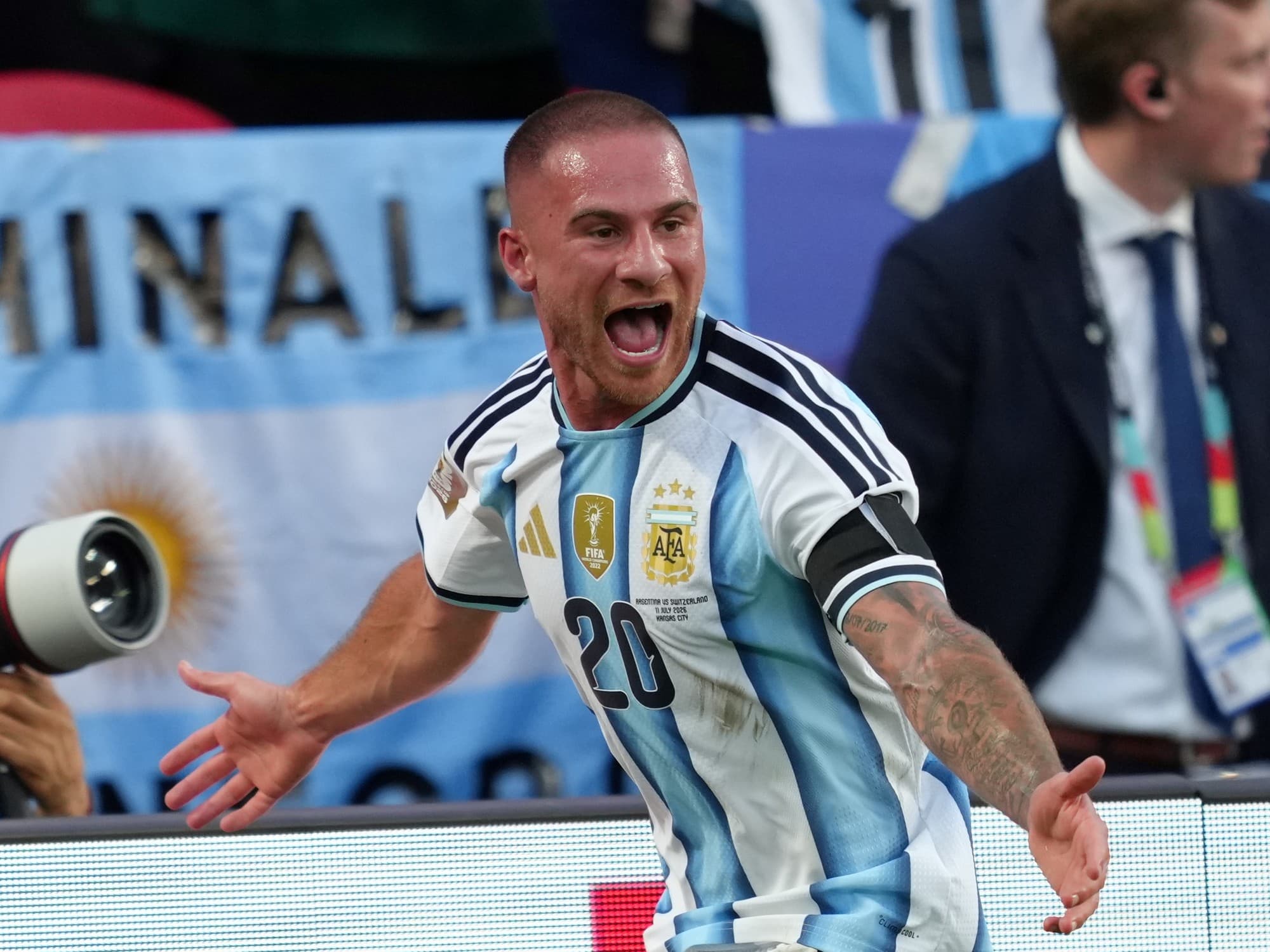 El romance de Alexis Mac Allister con la red en las Copas del Mundo