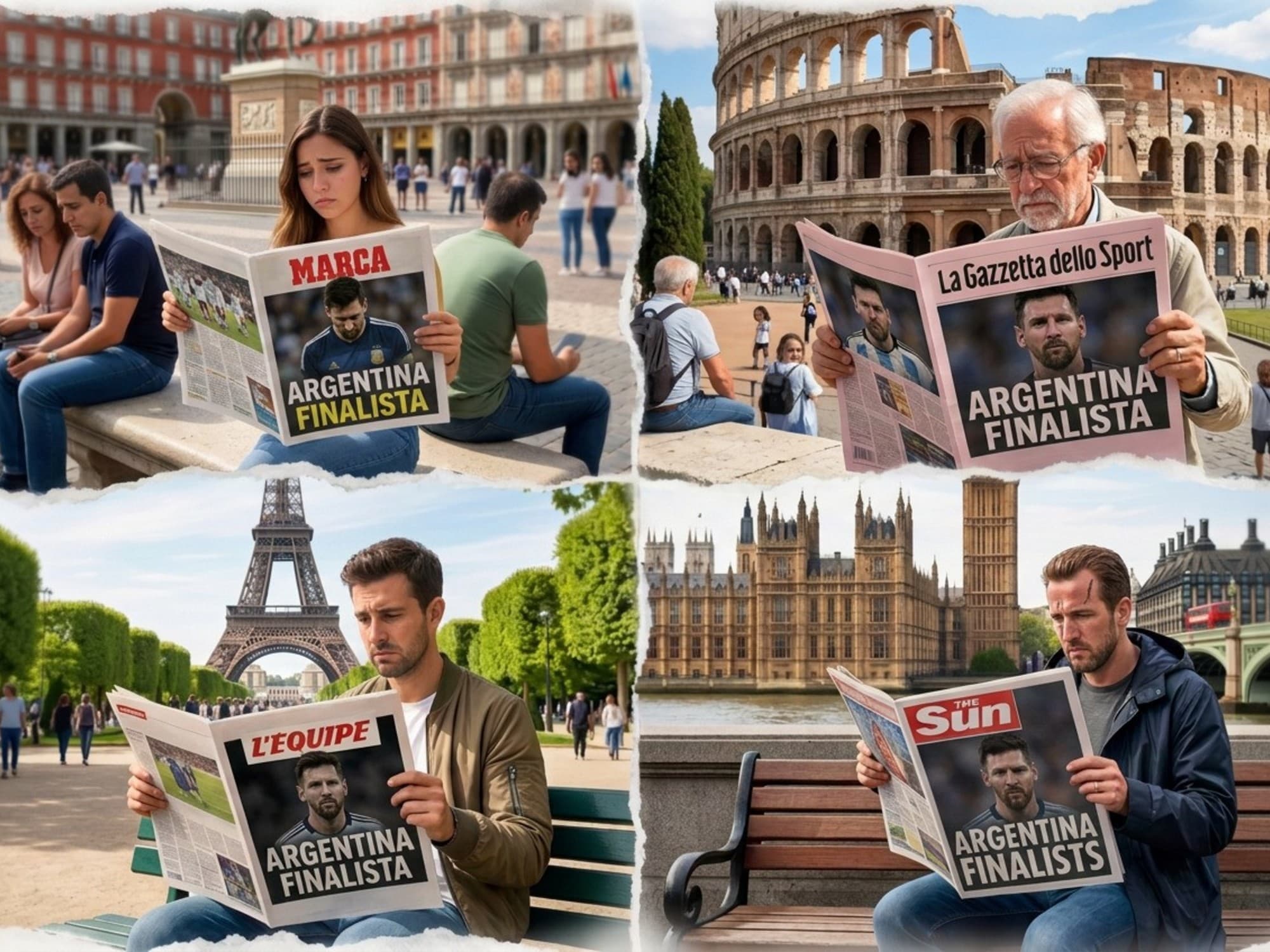 Repercusión mundial: así reaccionó la prensa extranjera al agónico pase de Argentina a semifinales