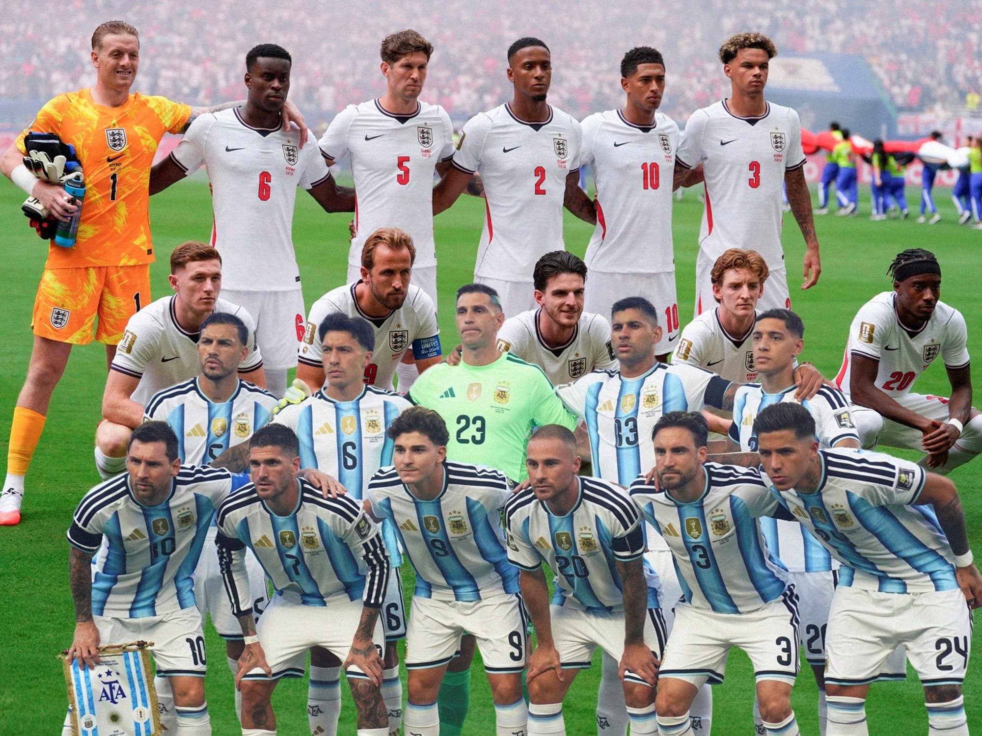 Argentina vs. Inglaterra: el juego del 'pan y queso' en la previa de las semifinales