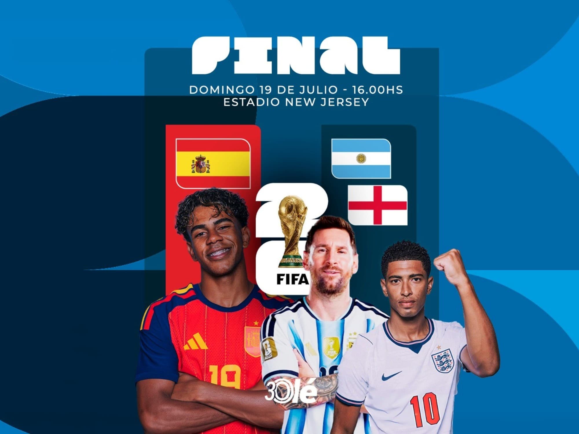 España ya es finalista: espera por Argentina o Inglaterra para definir la Copa del Mundo