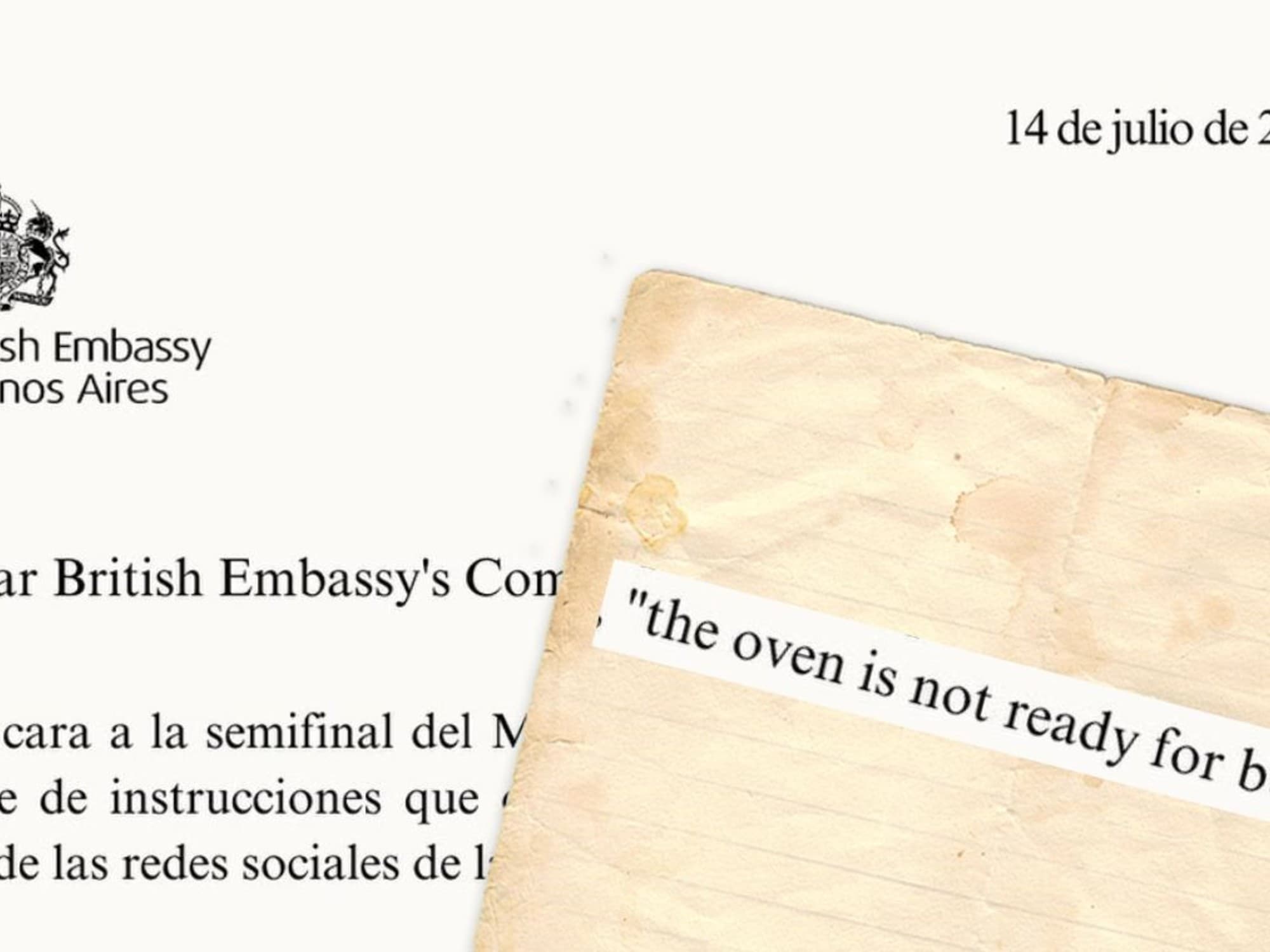 Chicana diplomática: el divertido posteo de la Embajada Británica antes del partido con Argentina