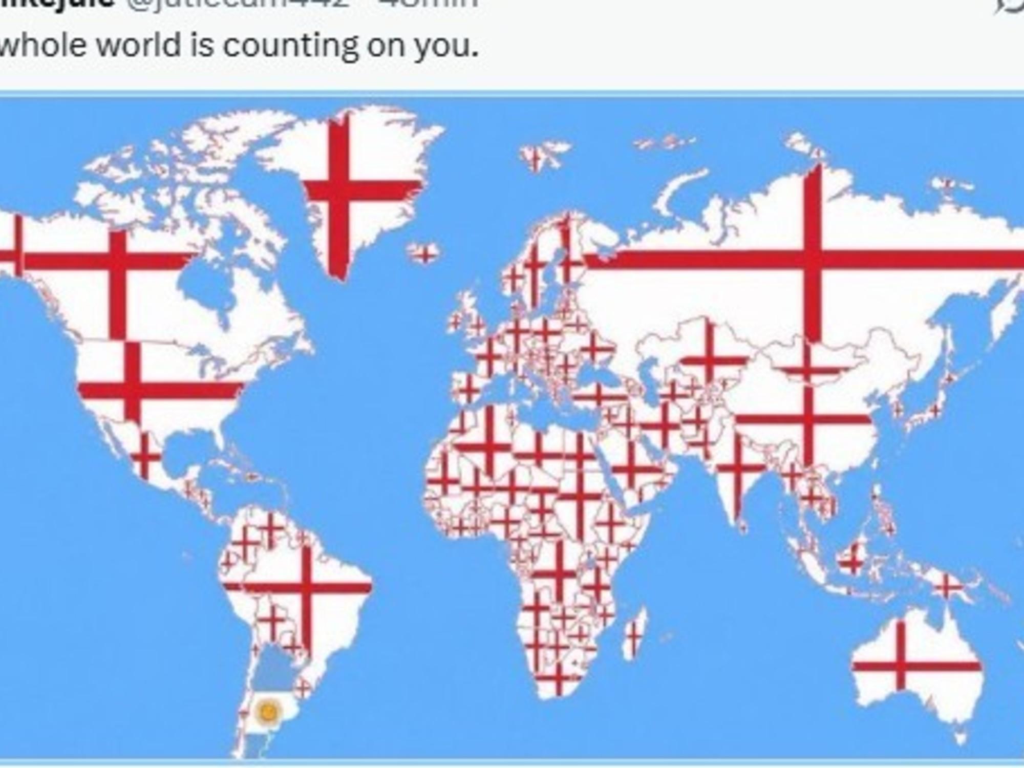 Rivalidad digital: los memes coparon la previa del choque entre Argentina e Inglaterra