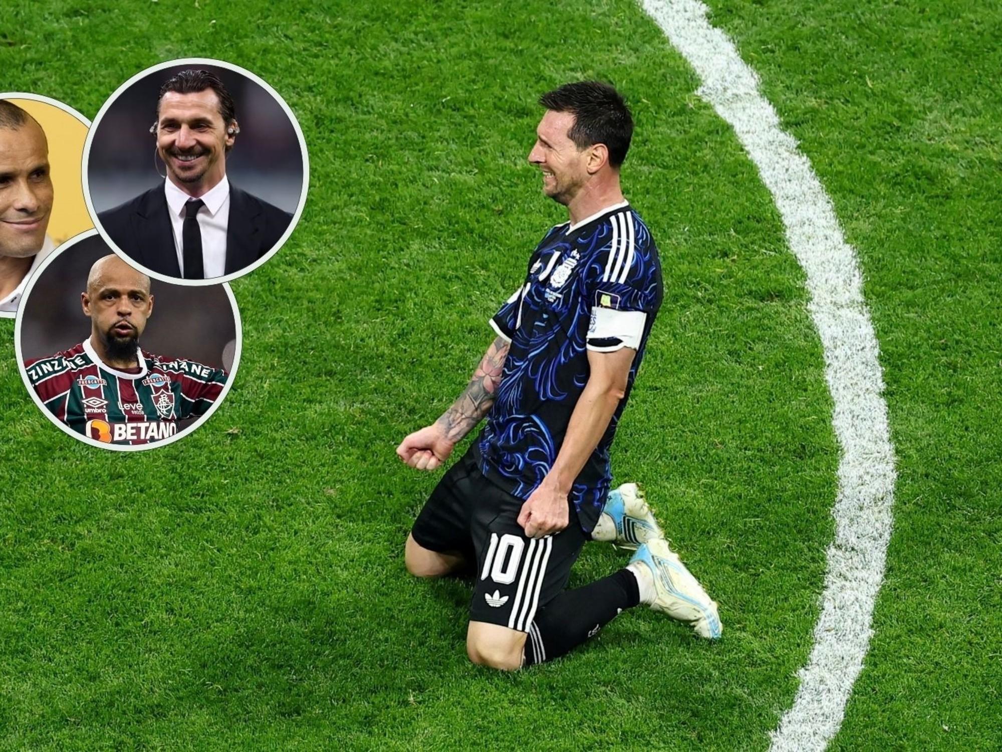El planeta fútbol a los pies de Messi: Ibrahimovic y figuras de Brasil elogian a la Selección