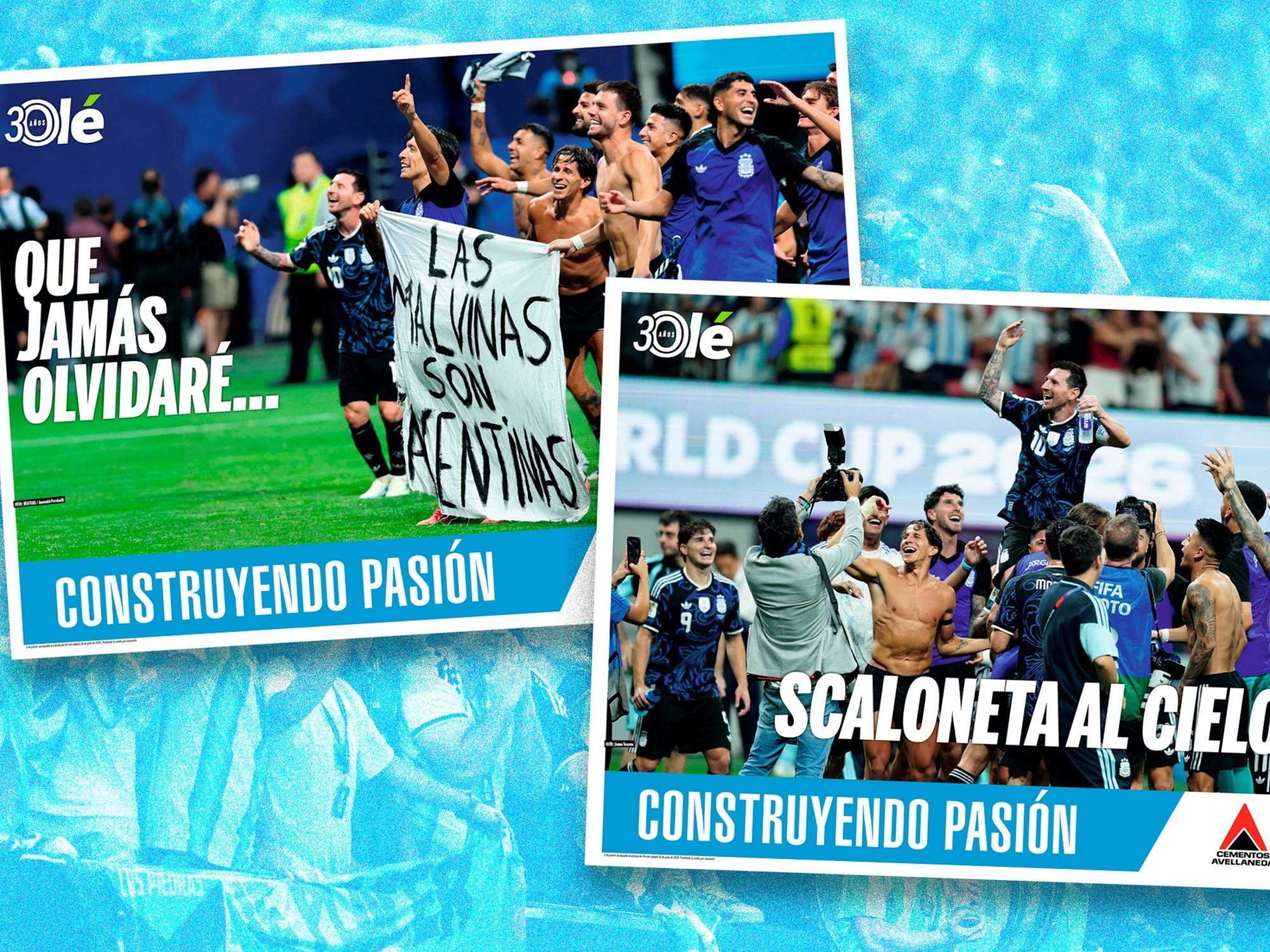 Un recuerdo para la pared: lanzan un póster especial para celebrar el triunfo de la Selección ante Inglaterra