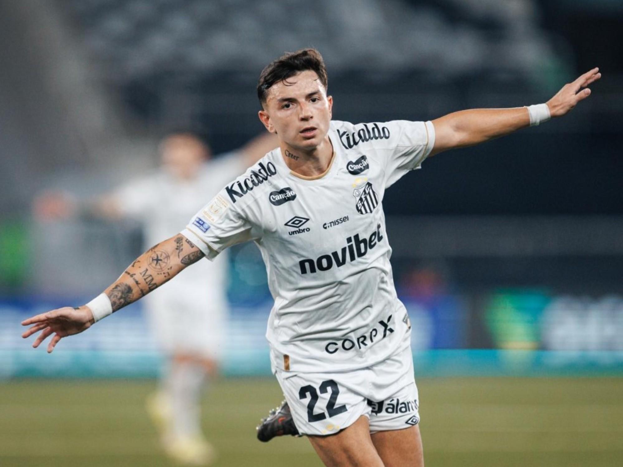 Santos tropezó en su vuelta al Brasileirao a pesar del grito de Álvaro Barreal