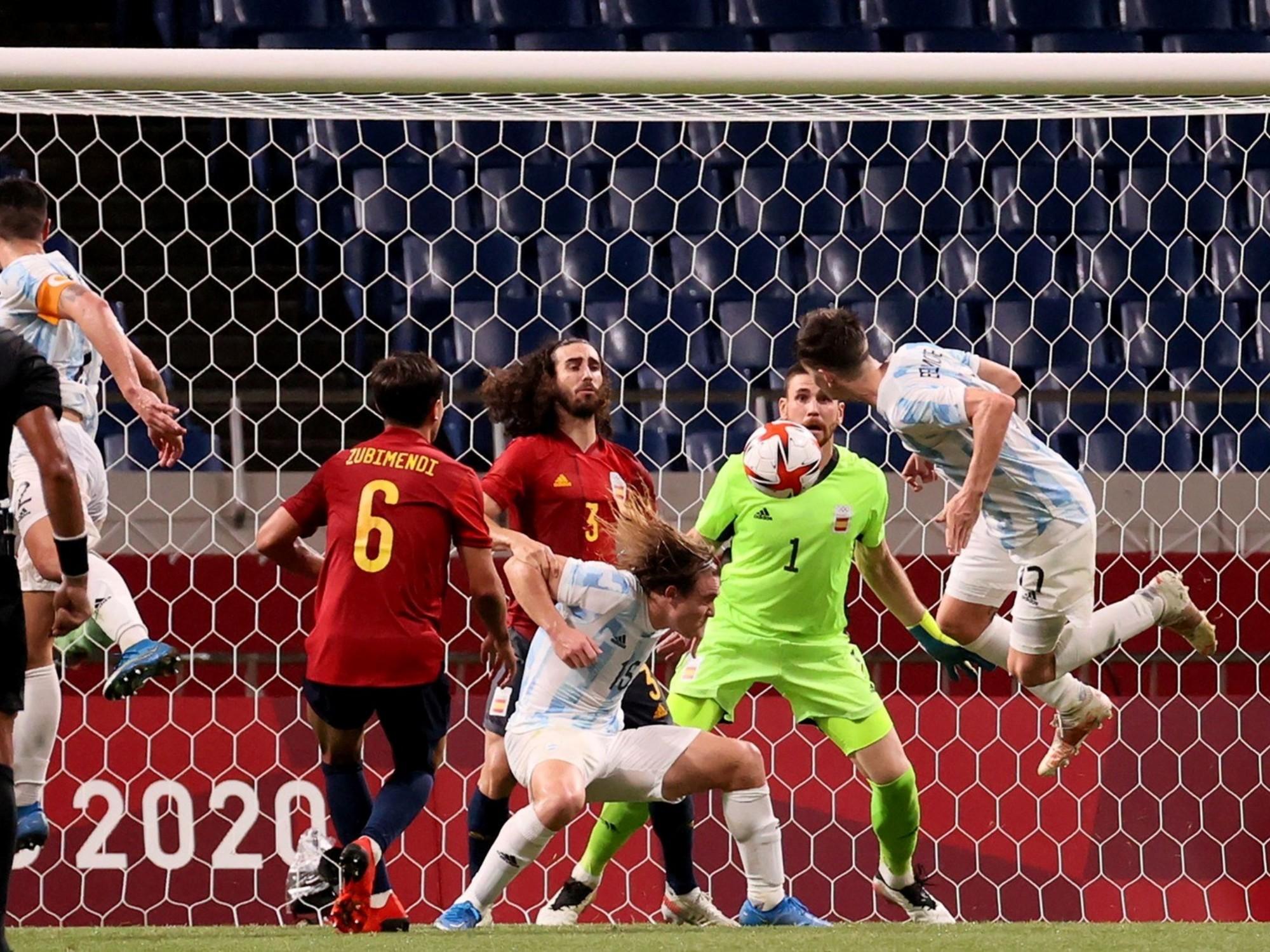 Boca y la Selección: quién metió el último gol contra España
