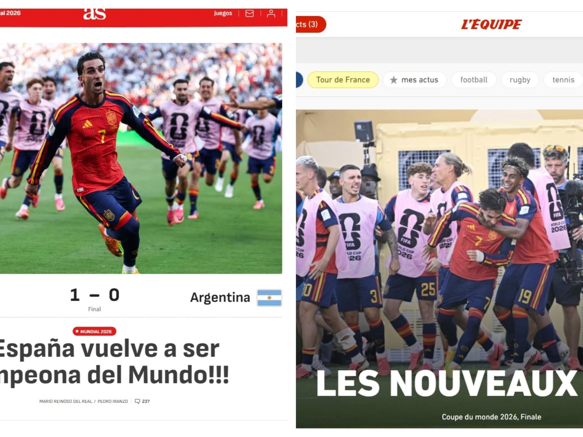 España: la prensa mundial se rinde ante el título de la Furia