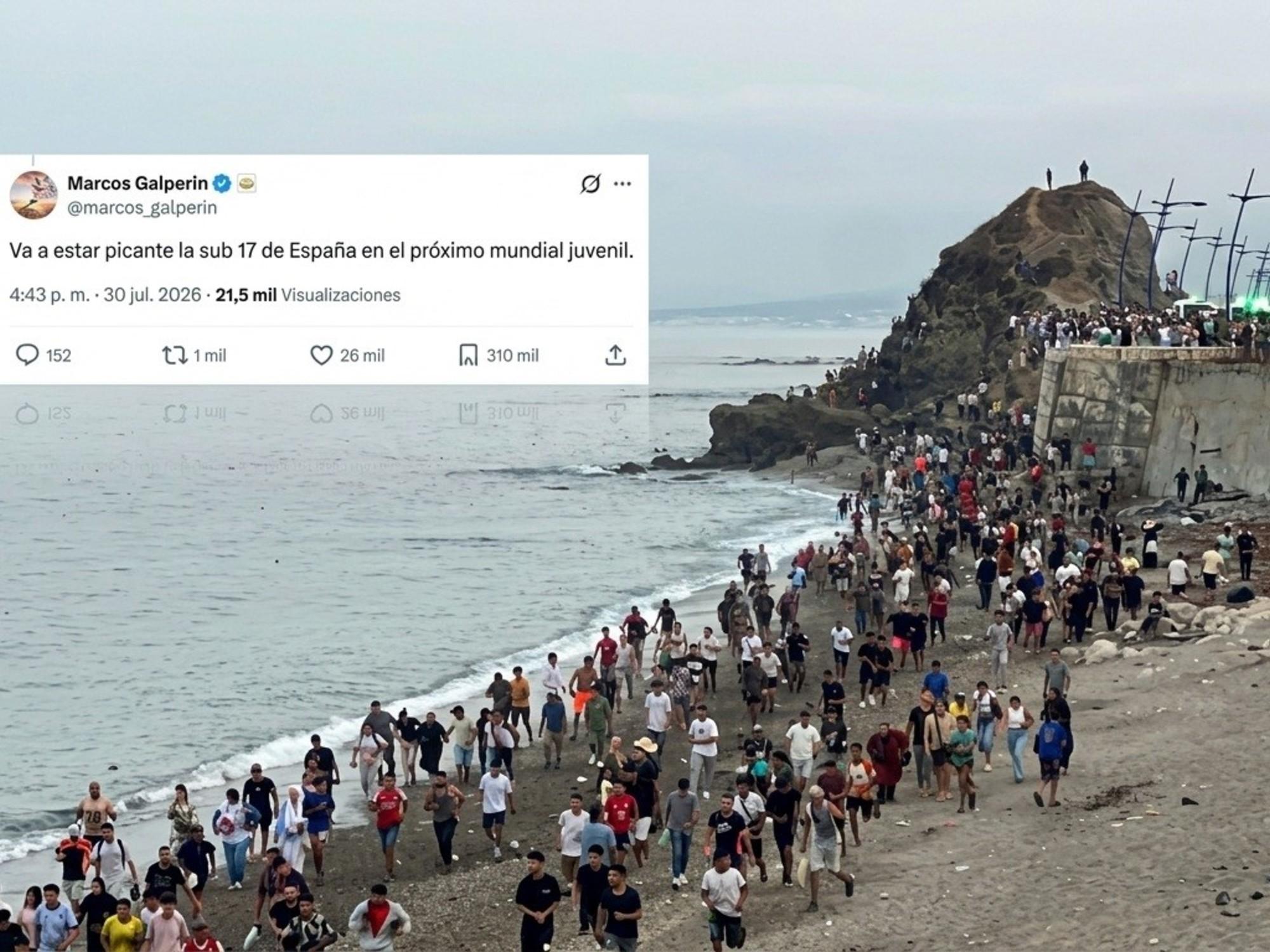 Marcos Galperin cruzó a un usuario español por la crisis migratoria en Ceuta