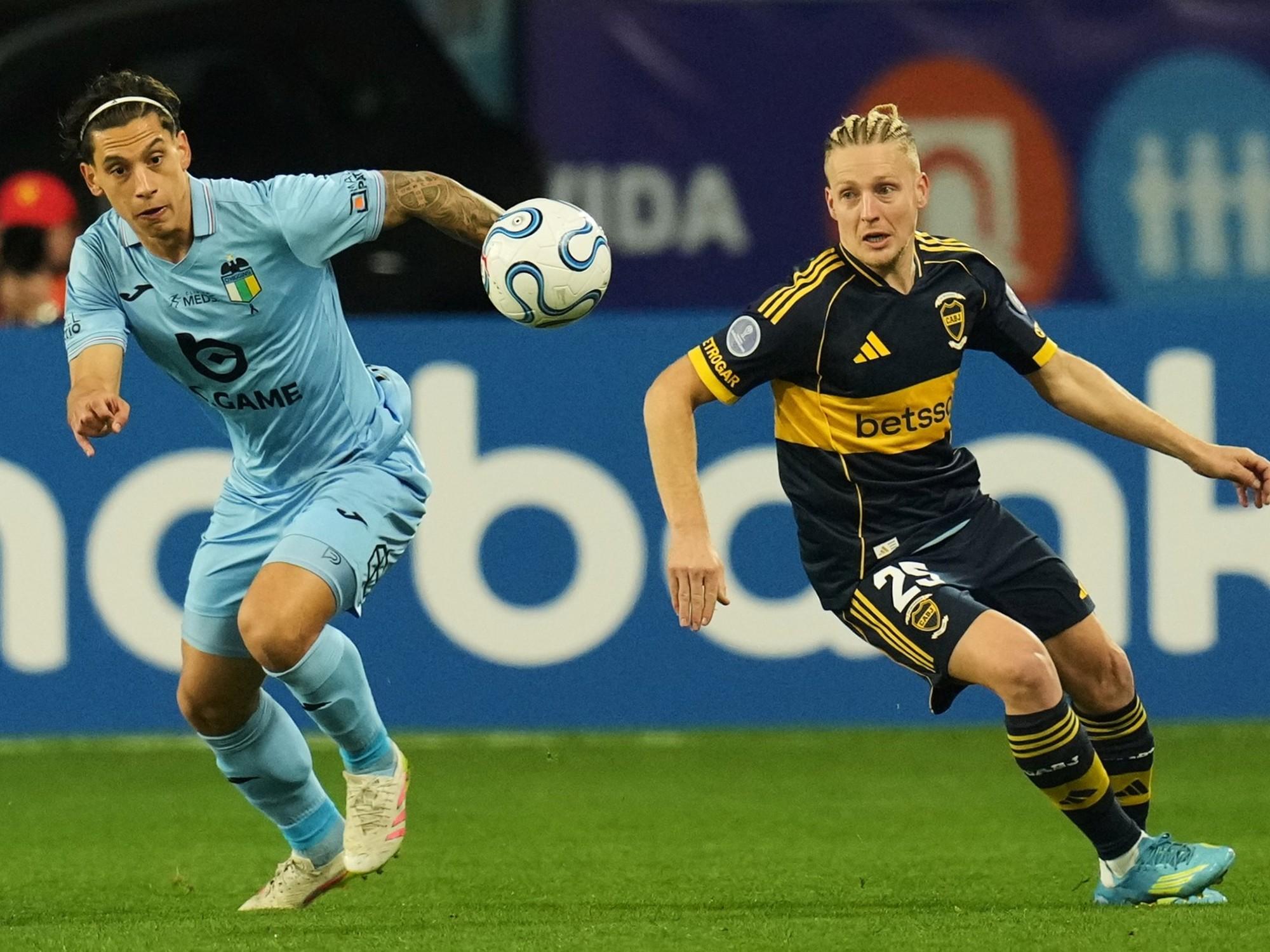 Boca en Chile por la Sudamericana: sufre ante O'Higgins y pierde el control del juego