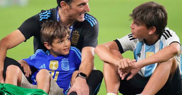 Hijos de Lionel Scaloni: quiénes son Ian y Noah y cuál es la historia de su familia