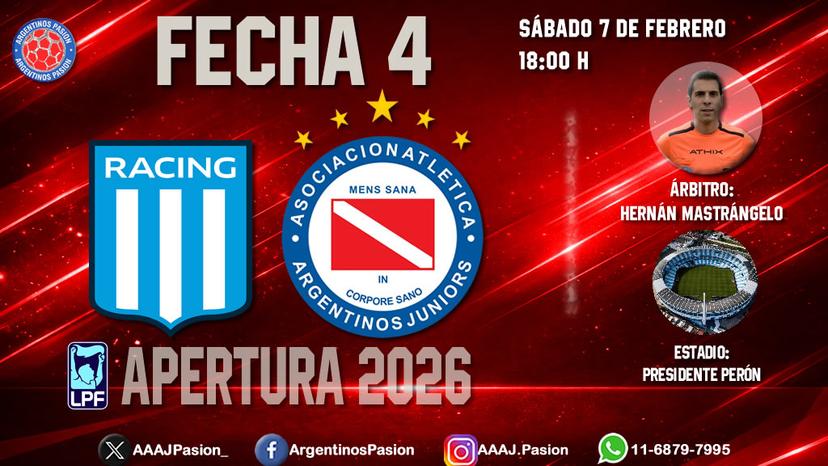 alineaciones de argentinos juniors contra racing club