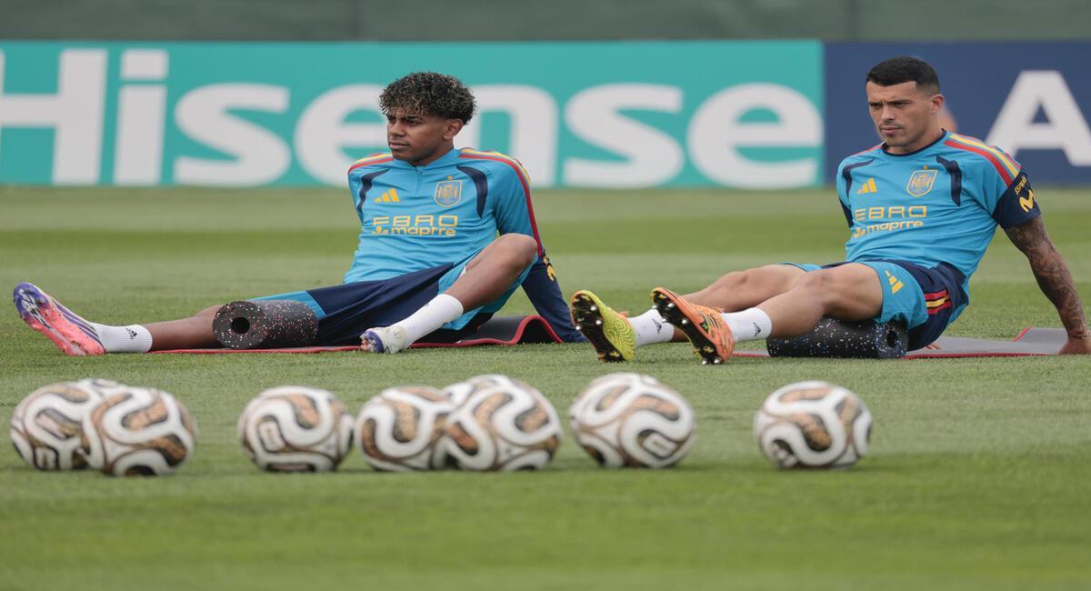 Alarma en España: Lamine Yamal y Pedro Porro entrenaron diferenciado antes de la final con Argentina