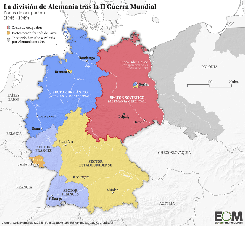 como quedo berlin despues de la segunda guerra mundial