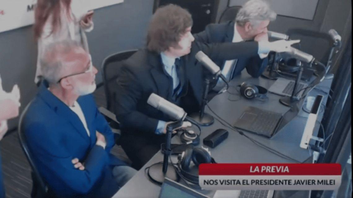 Javier Milei atacó al Vasco de Mendiguren en la Rural: "Ladrón, arruinaste el país"