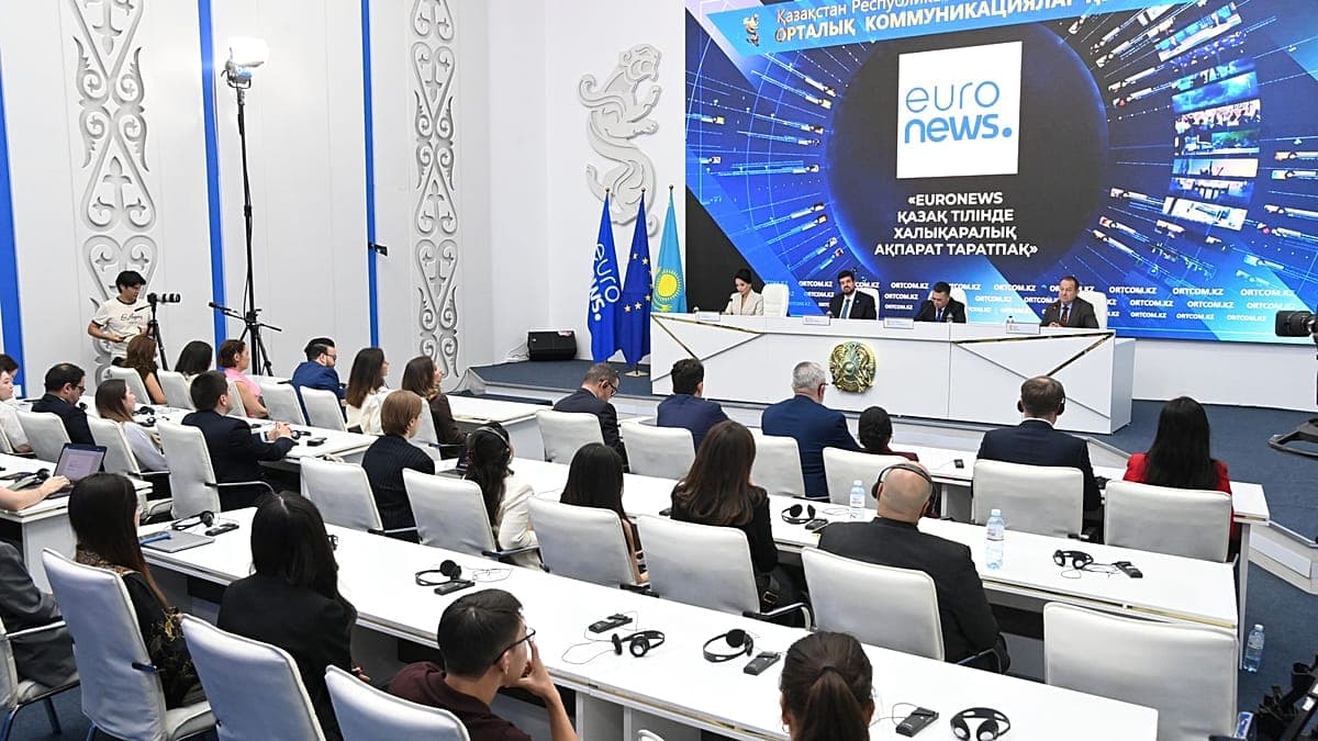 Euronews se expande en Asia Central y comienza a transmitir en kazajo desde Astaná