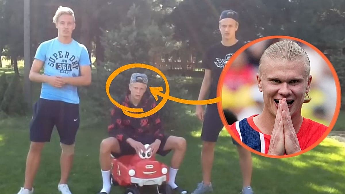 Furor por el pasado rapero de Erling Haaland: el viejo tema musical que es viral en el Mundial