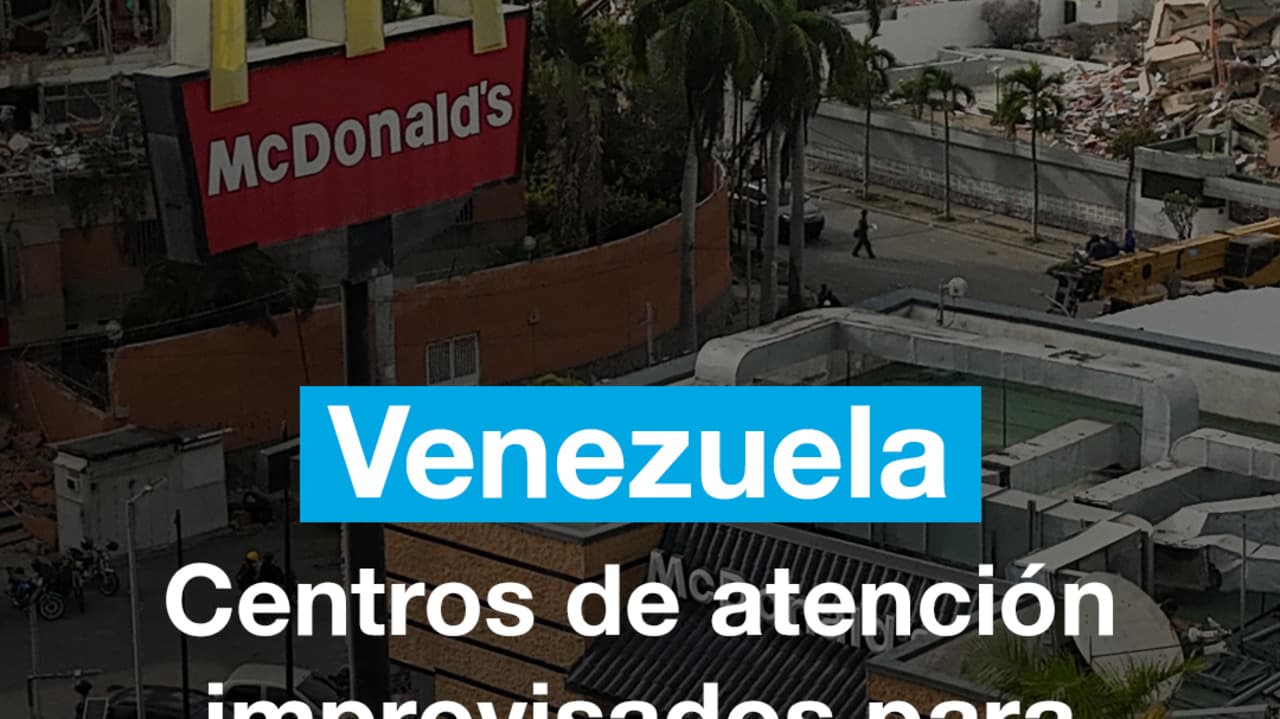 Venezuela: adaptan un local de comida rápida como centro de asistencia tras los sismos en La Guaira