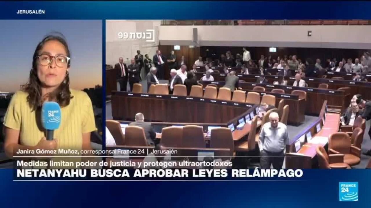 Israel: Netanyahu impulsa una reforma exprés para limitar el control de la Fiscalía sobre su gestión