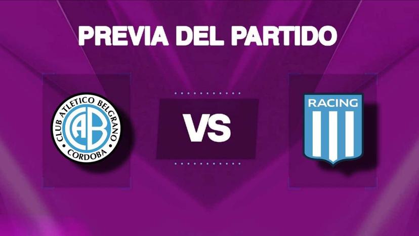 alineaciones de racing club contra club atlético belgrano