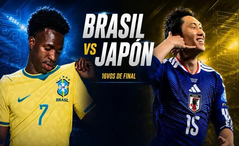 dónde mirar selección de fútbol de brasil contra selección de fútbol de japón