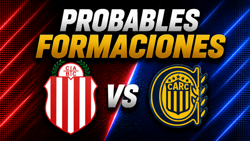 alineaciones de barracas central contra rosario central