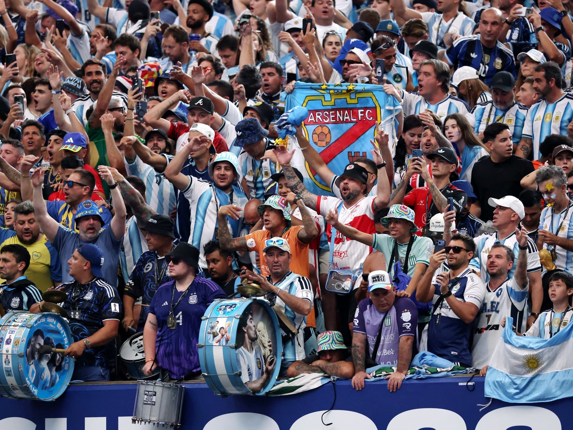 La Selección Argentina copó Atlanta: fiesta, cumbia y el aliento de una hinchada que se siente local