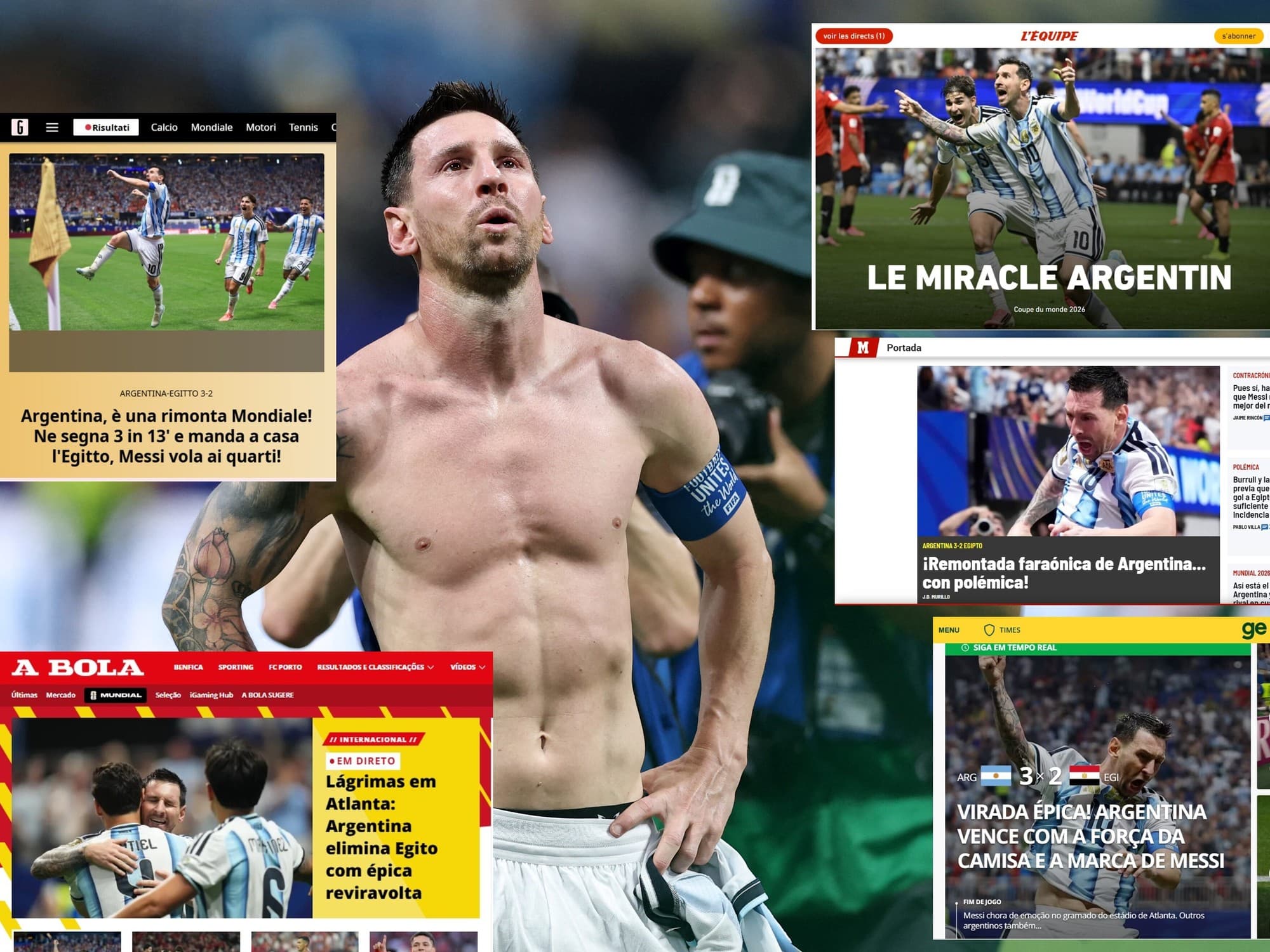 Repercusión mundial: la prensa internacional se rinde ante el agónico triunfo de la Selección