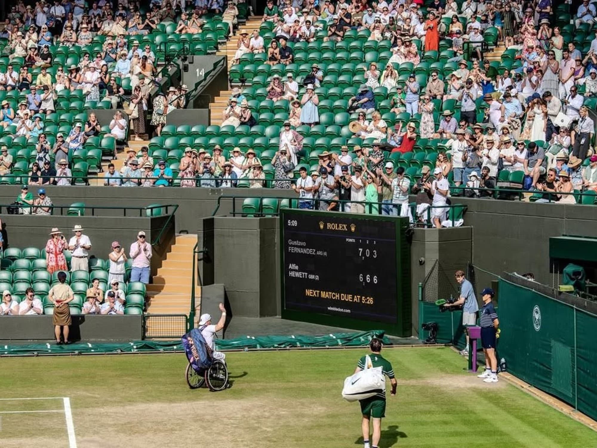 Wimbledon: Gustavo Fernández se despidió en singles pero va por la gloria en dobles