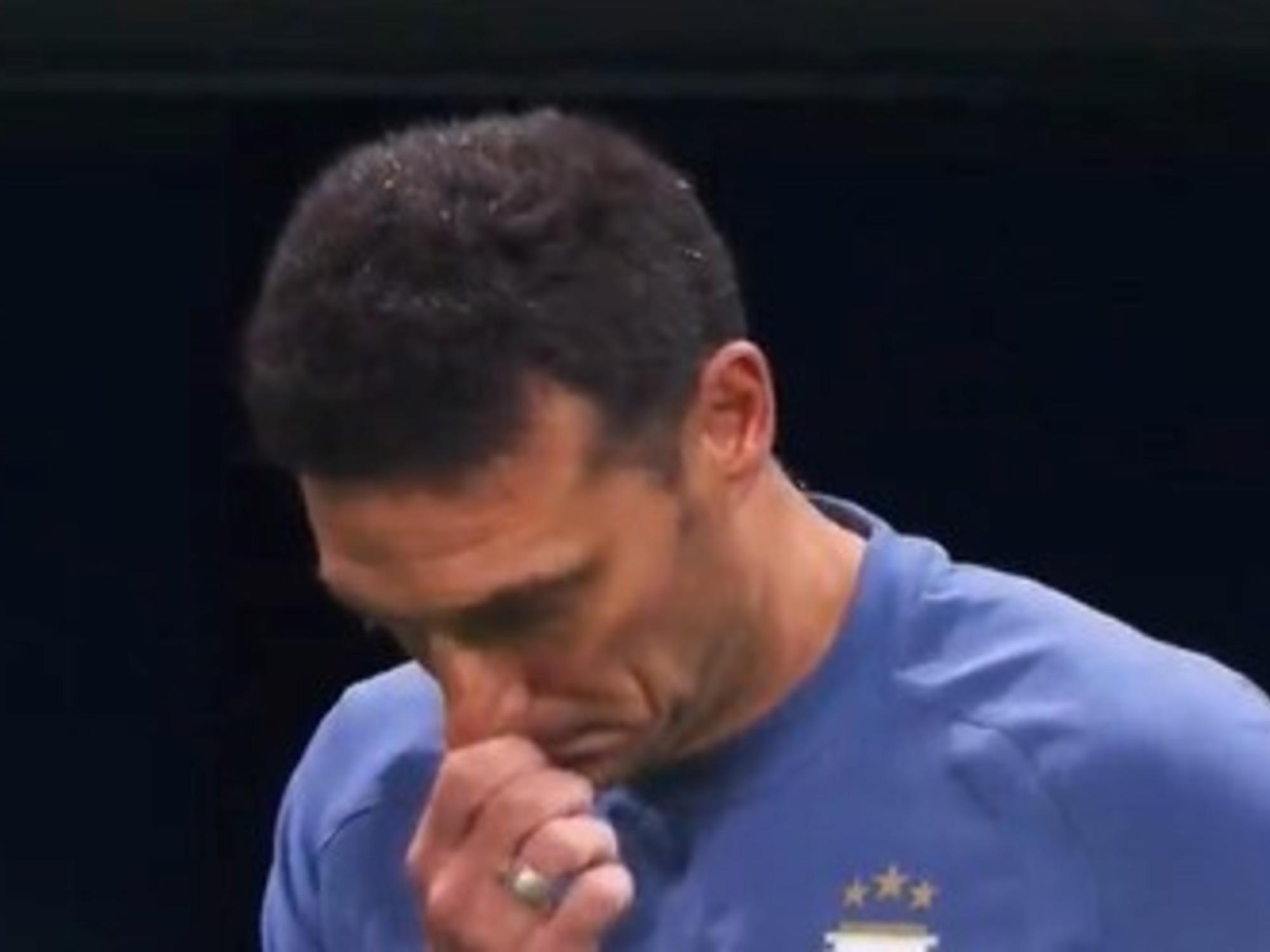 La llamativa calma de Lionel Scaloni durante los goles de la Selección Argentina